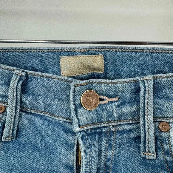 MOTHER The insider crop step fray thrilling shots jeans  size 27 B2329 - Picture 3 of 6